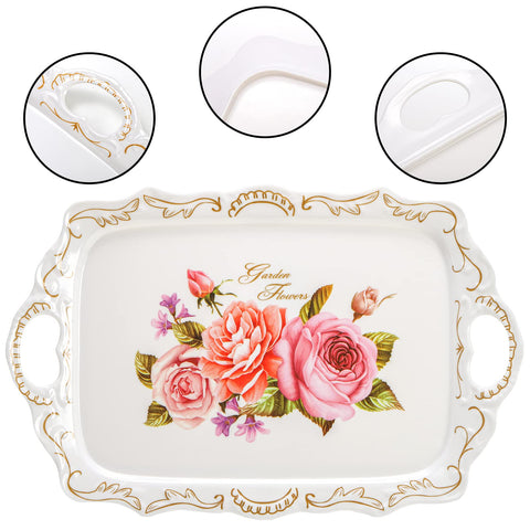Nicunom trays with built-in handles provide secure grip while carrying drinks and snacks.