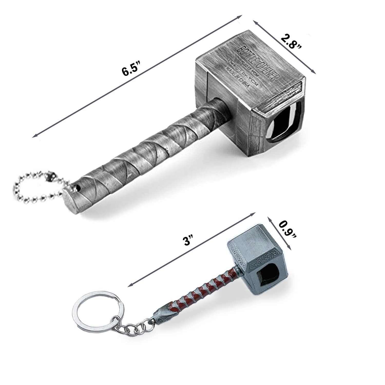 Nidavellir creative design closeup shows hammer motif and magnetic hold.