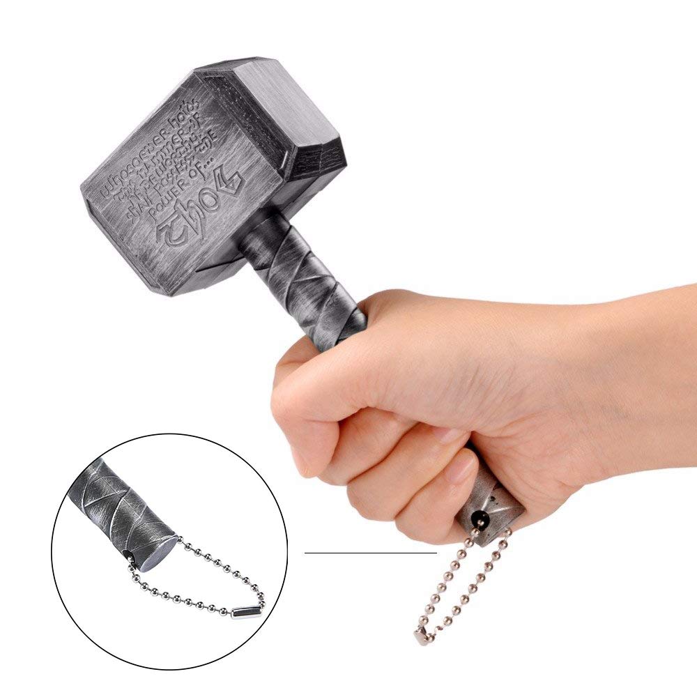 Convenient key-chain attachment keeps the opener within reach.