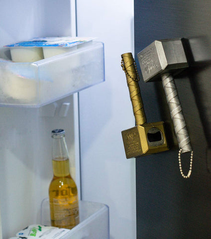 Two-pack Nidavellir beer openers ideal for gifting and parties.