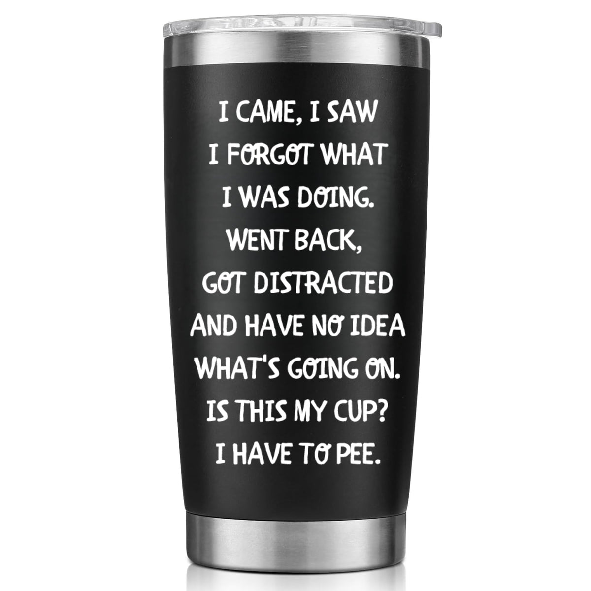Niduilef 20 oz tumbler with double-wall insulation for temp control.