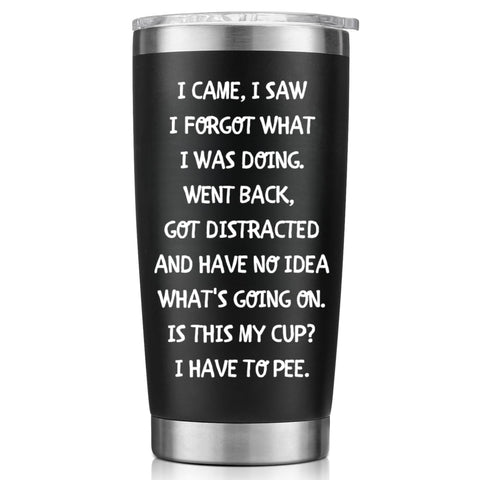 Niduilef 20 oz tumbler with double-wall insulation for temp control.