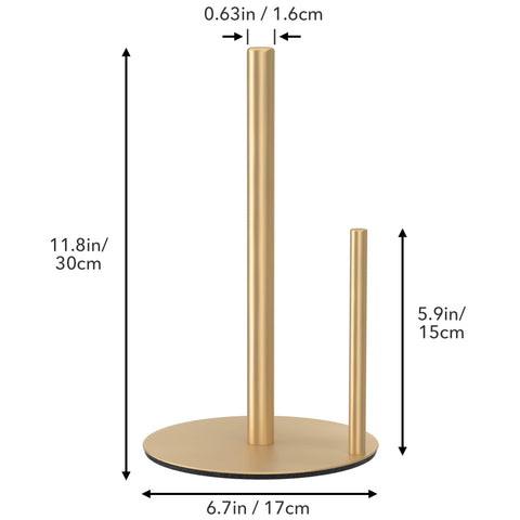 Side view shows slim footprint for small countertops.
