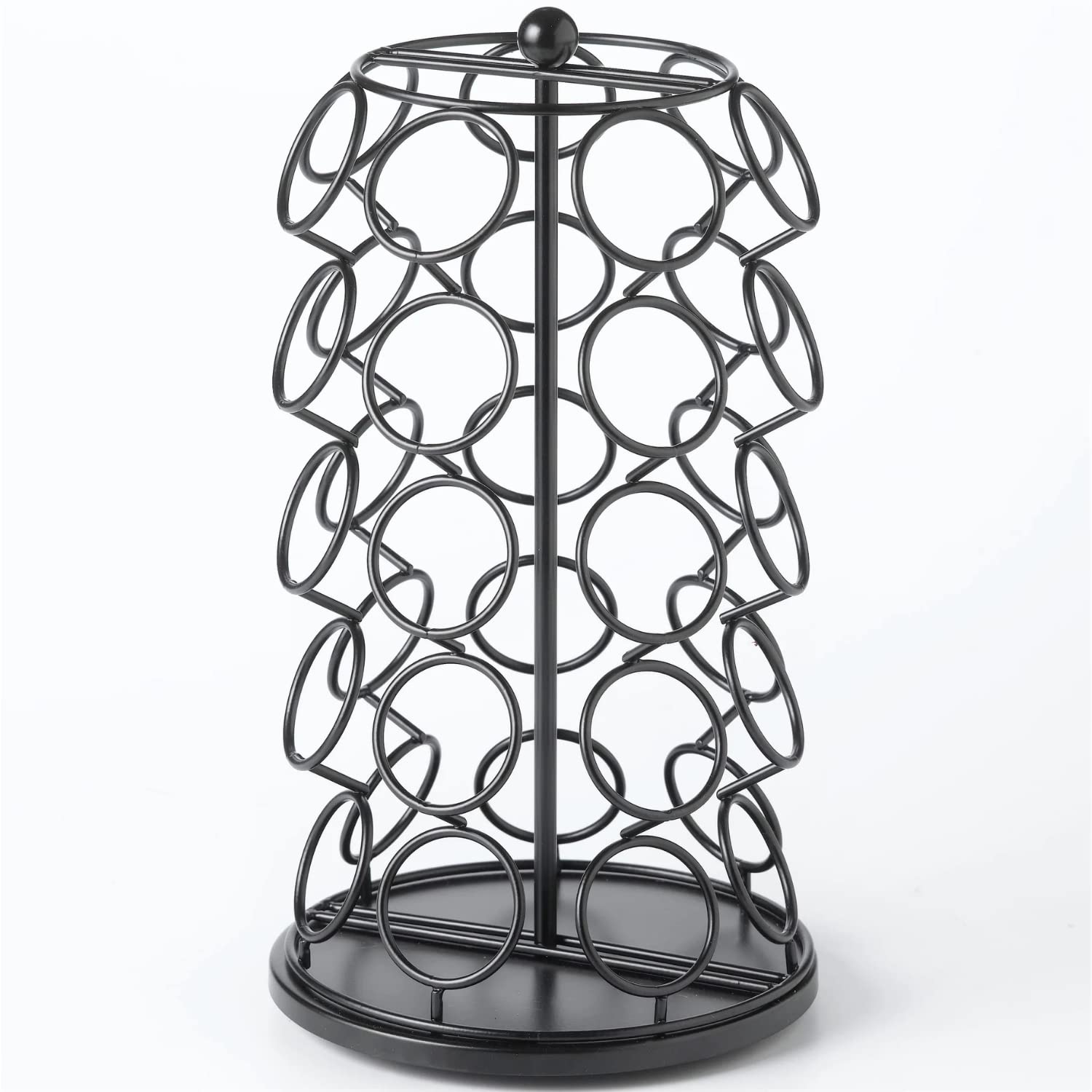 Quiet spinning platform helps you pick flavors without fuss.