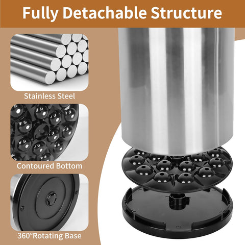 Nigelia non-slip base keeps the holder stable on busy countertops.