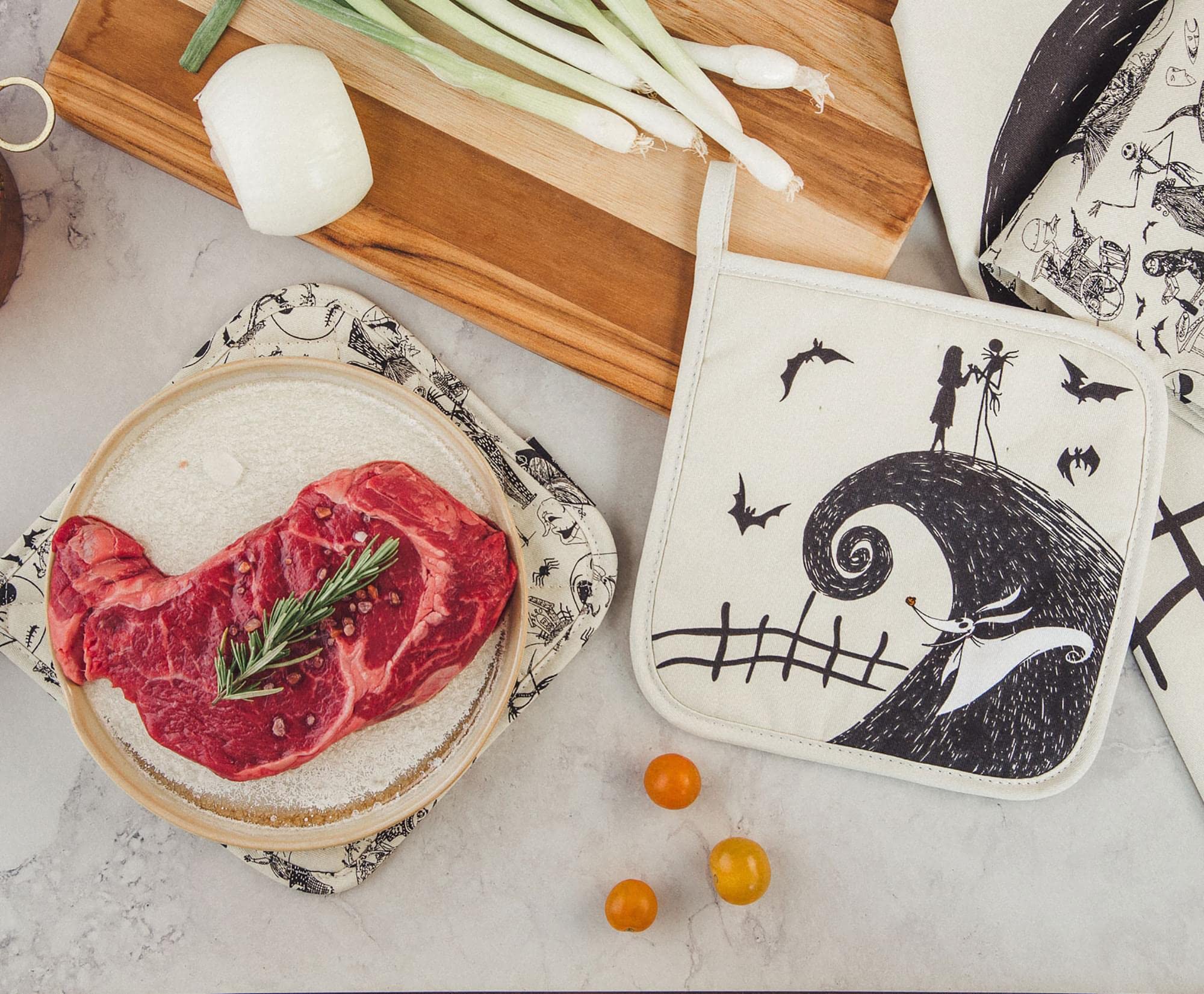 Official Disney-licensed Nightmare Before Christmas pot holder design for gifting