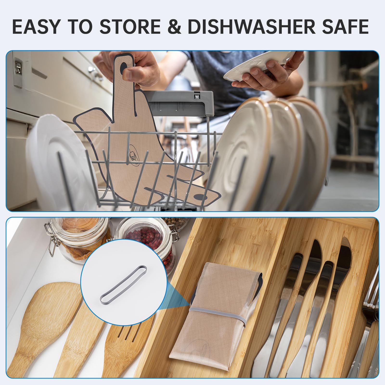 NiHome brown loaf liners: versatile and nonstick for easy release.
