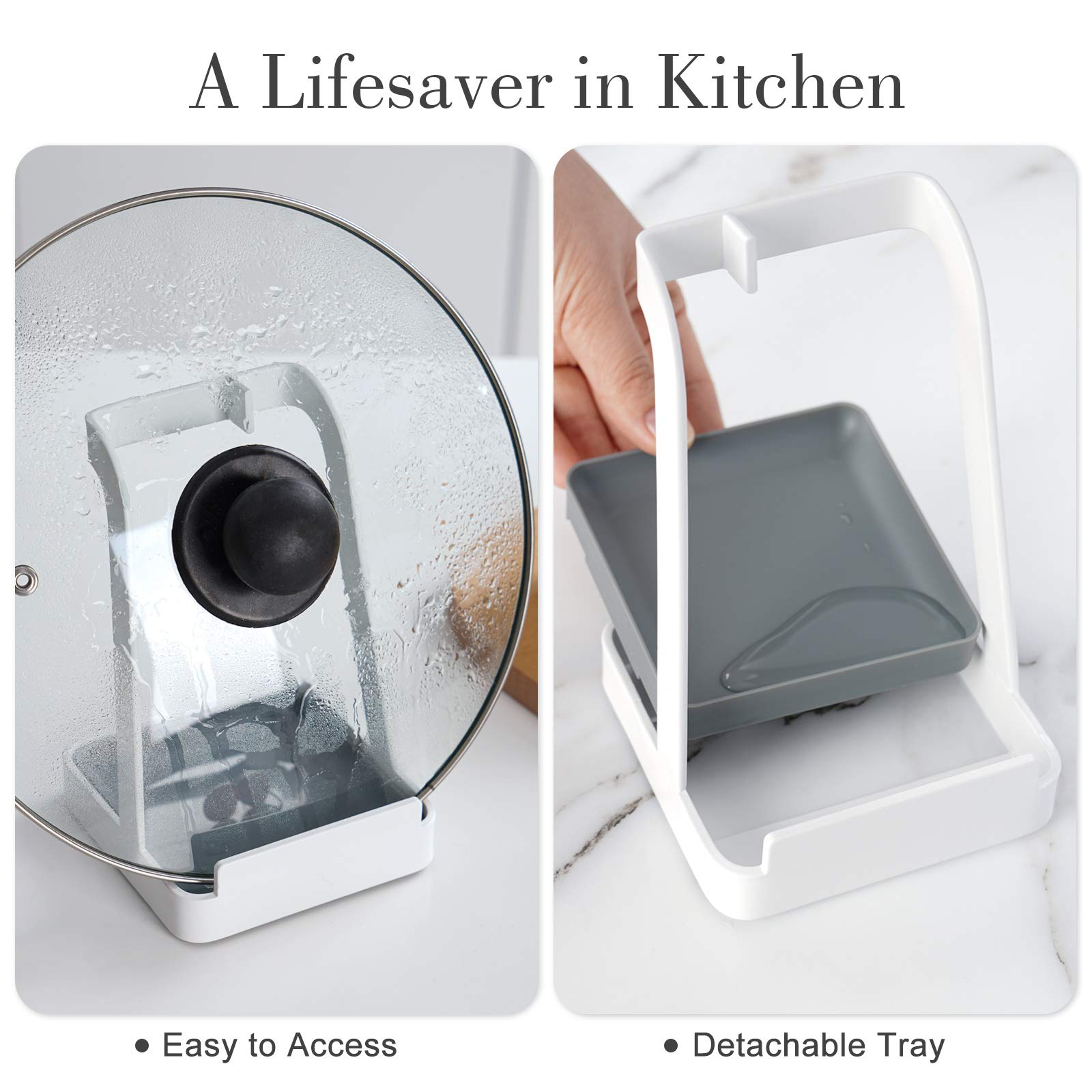 NiHome cookbook and phone stand for hands-free recipes.