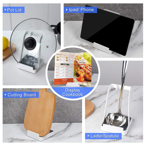 NiHome divider securely holds lids and boards of different sizes.