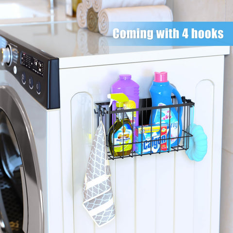NiHome magnetic dryer ball holder keeps laundry essentials within reach.
