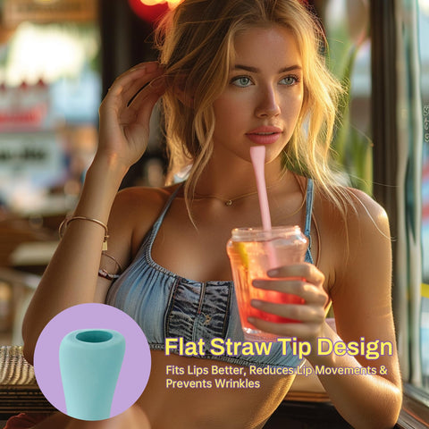 NiHome food-grade silicone straw ensures safe, reusable sipping.