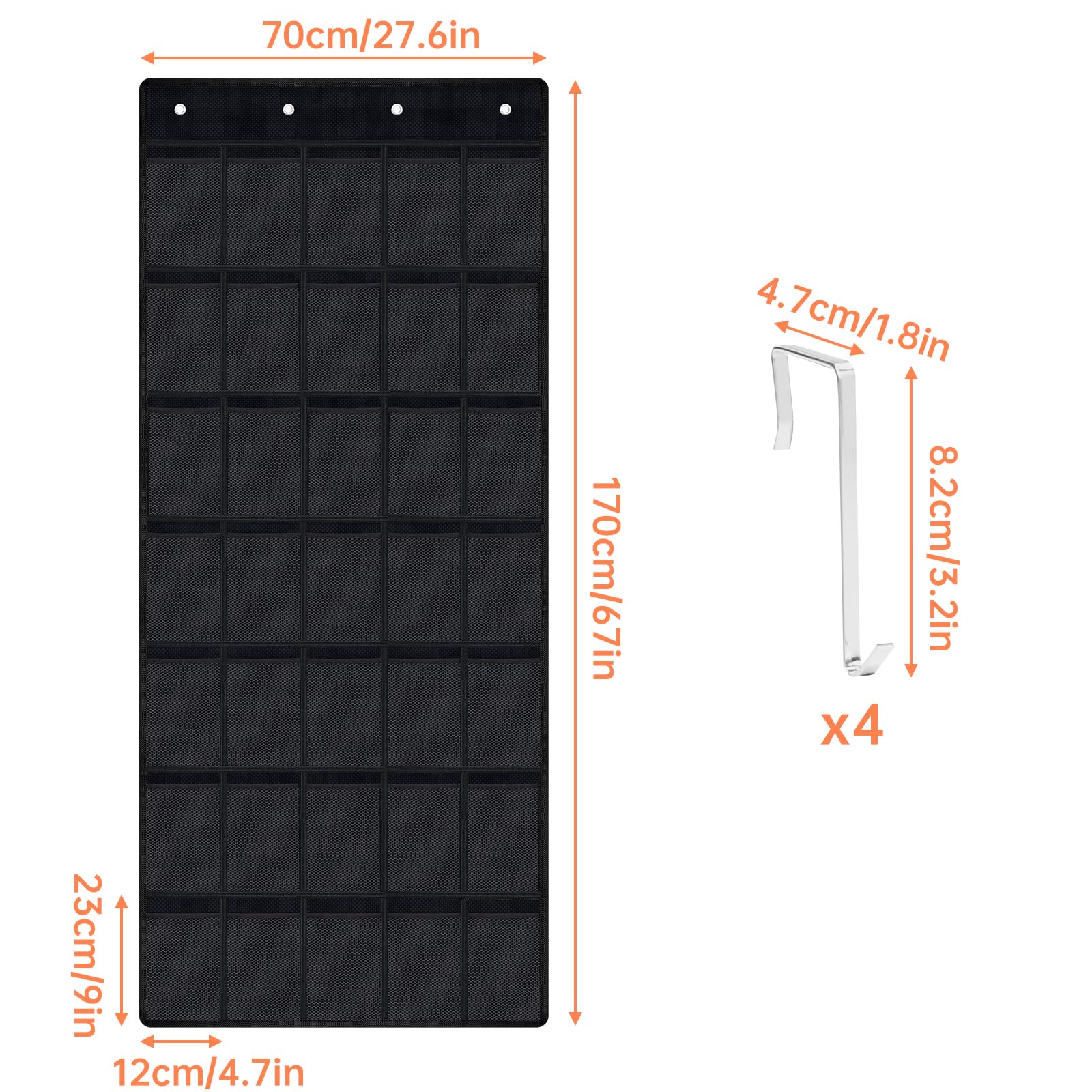 NiHome quick-access pockets keep cups neatly arranged and reachable.