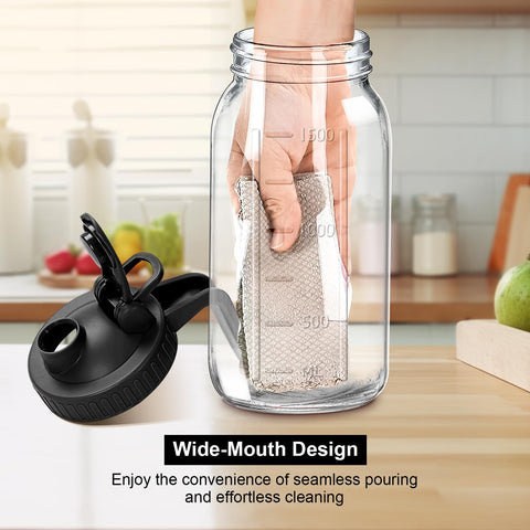 NIJIALGEXPY lead-free, BPA-free glass with safe storage use