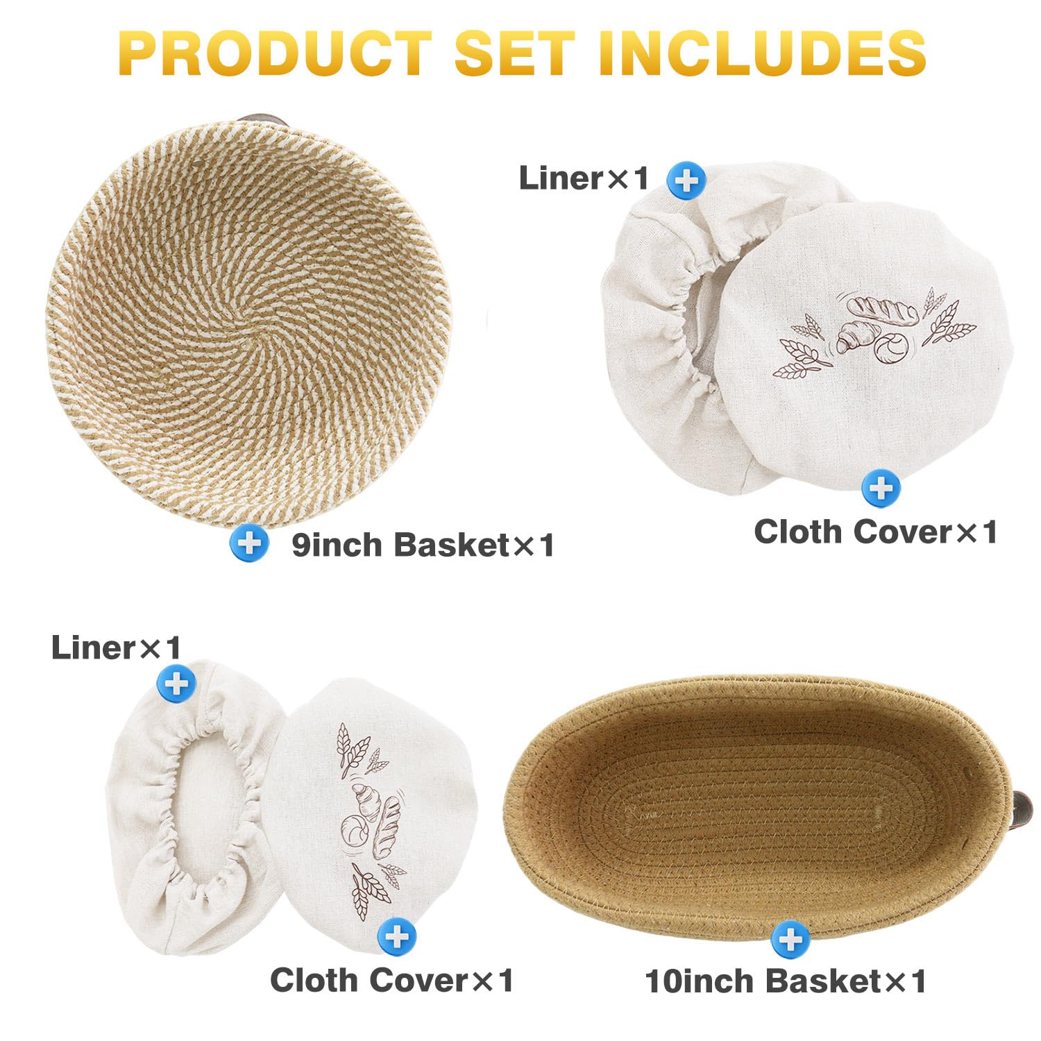Nikkar Banneton lid helps maintain humidity during overnight proofing