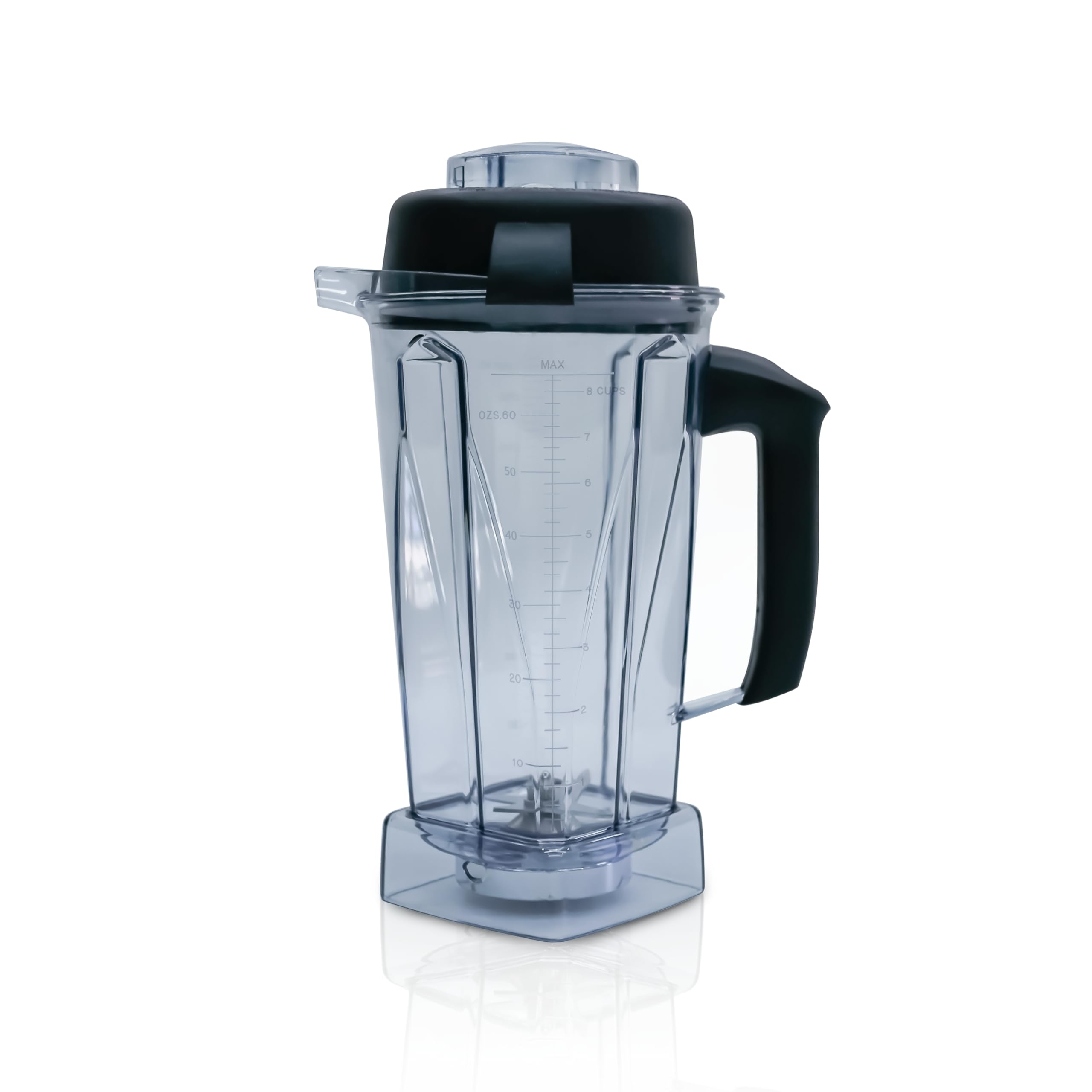 Nikkar 64oz blender pitcher with large capacity for batch blends.