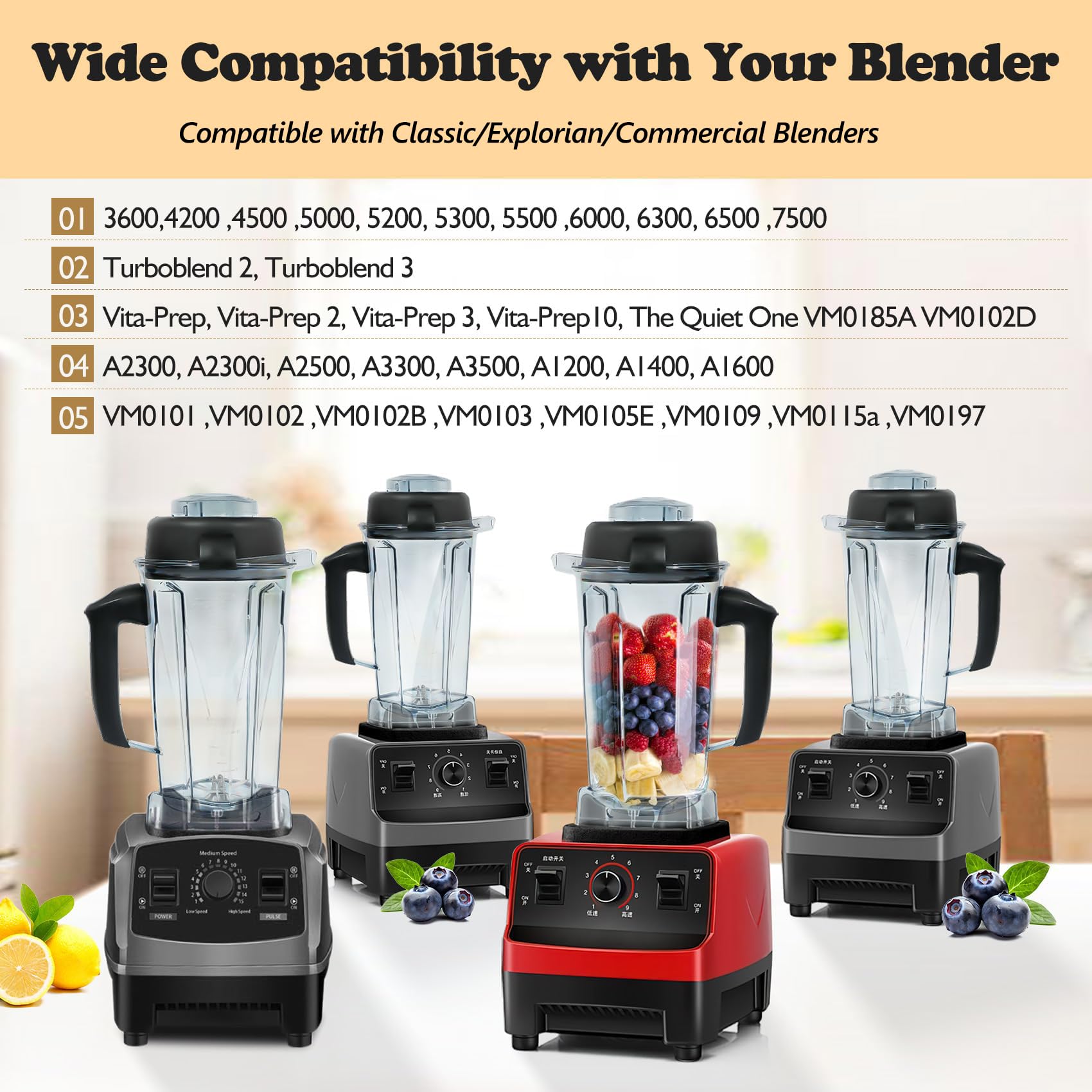 Easy-cleaning Nikkar pitcher for fast post-blend washing.