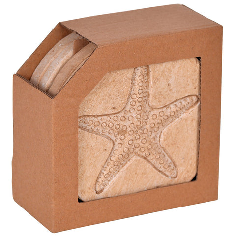 NIKKY HOME Gift-ready coaster set ideal for housewarmings and coastal decor