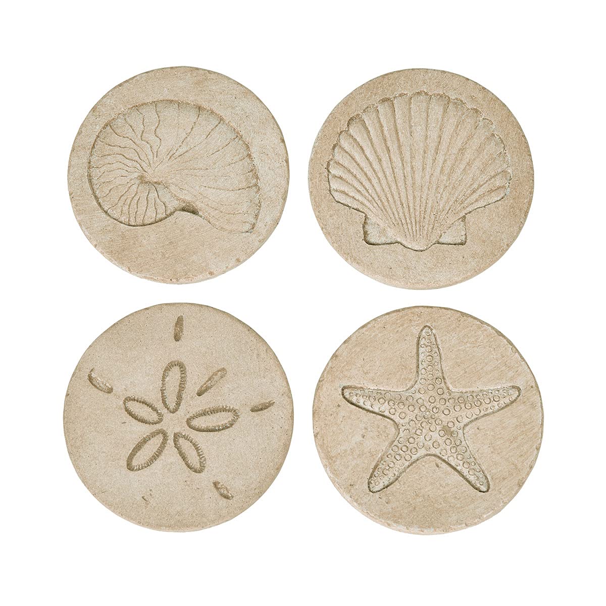NIKKY HOME Resin coaster featuring ocean life design adds durable protection