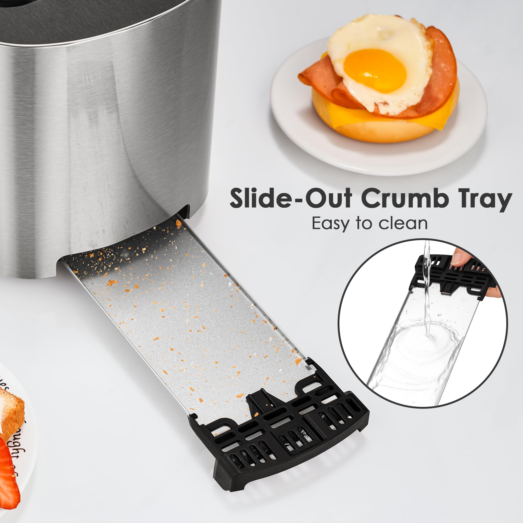NIKLEMON bagel, defrost, and reheat options support flexible breakfast prep.