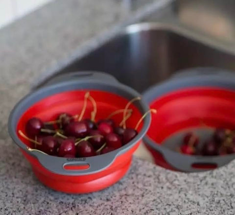 Niklye Ultimate Kitchen Strainers BPA-free design: safe material for food contact.