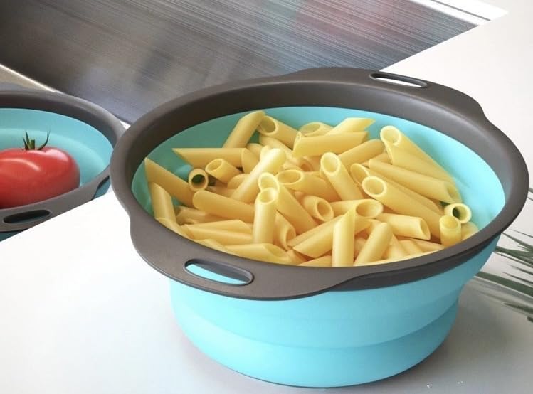 Niklye Ultimate Kitchen Strainers heat-resistant handles: safer handling near hot pots.