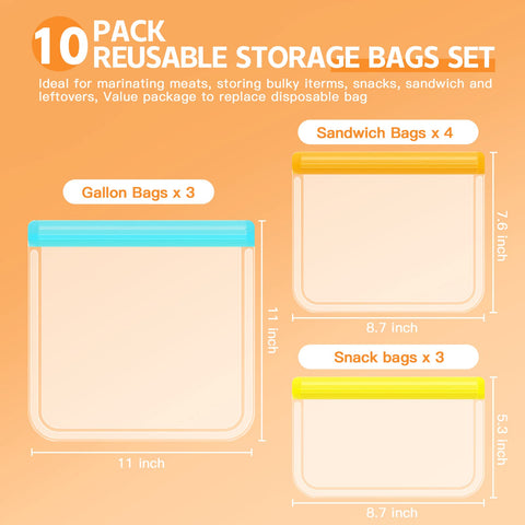 NIKUY bags open and ready for easy filling and reuse