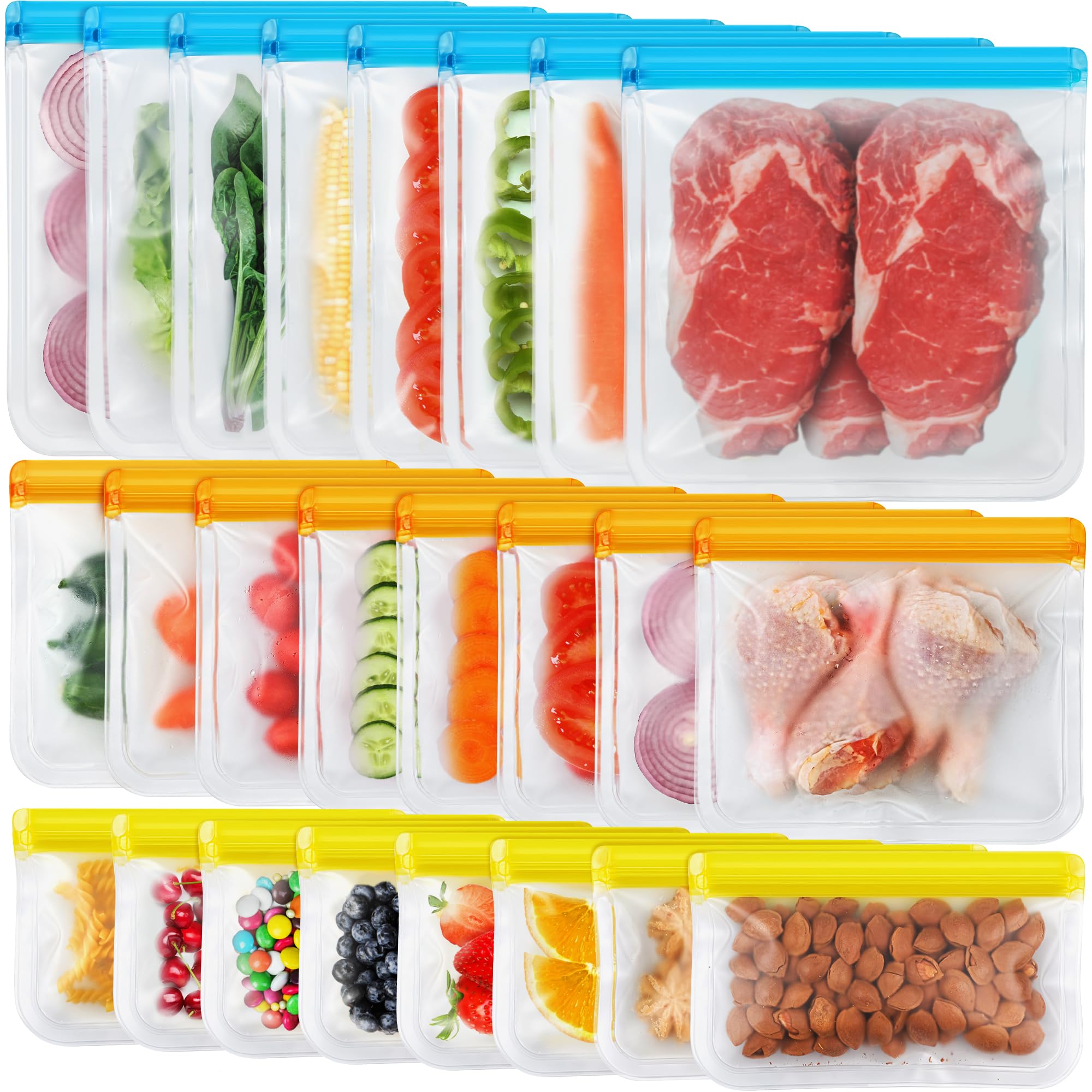 NIKUY silicone bags sealed for leakproof storage