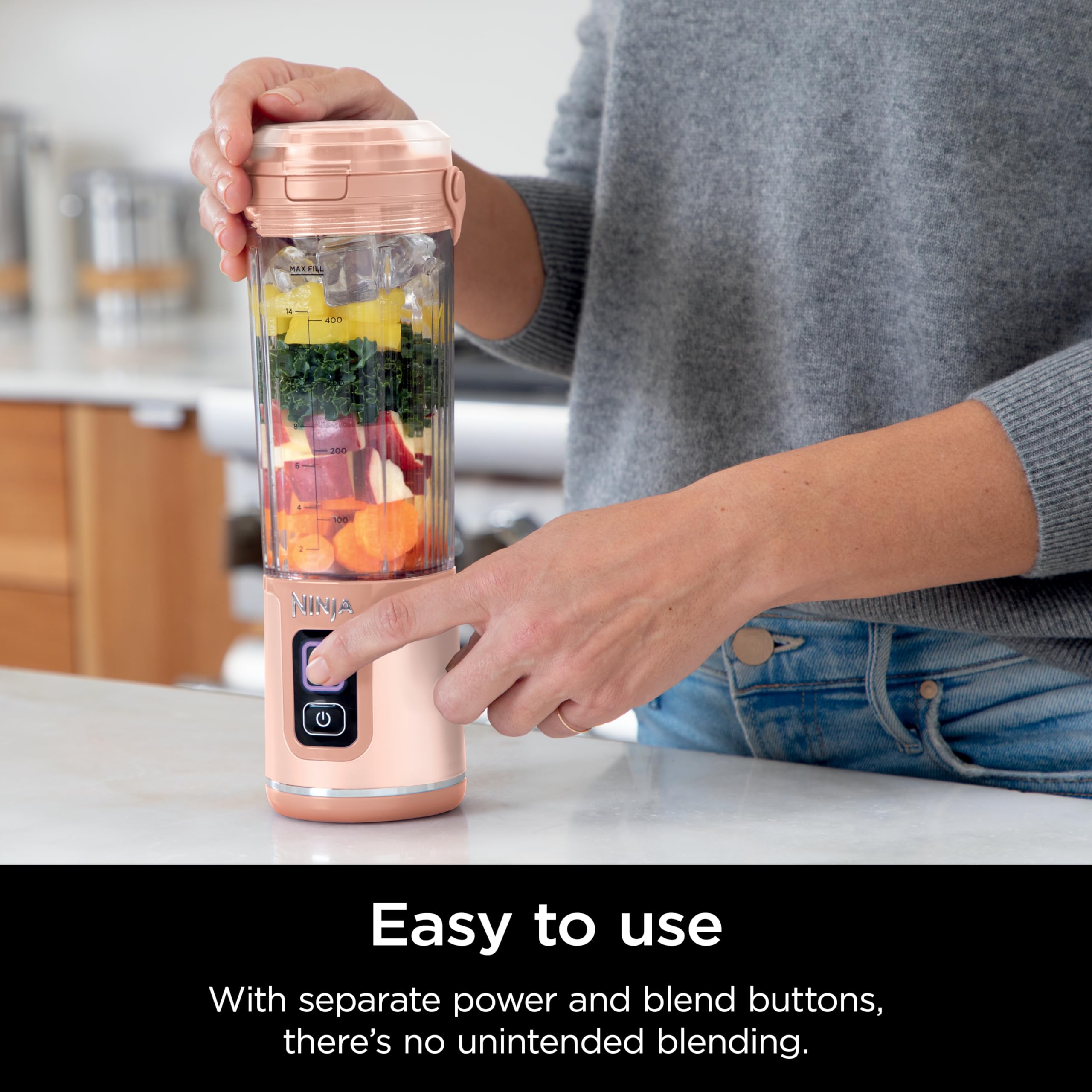 Ninja Blast blade assembly powers ice crushing for smooth frozen beverages