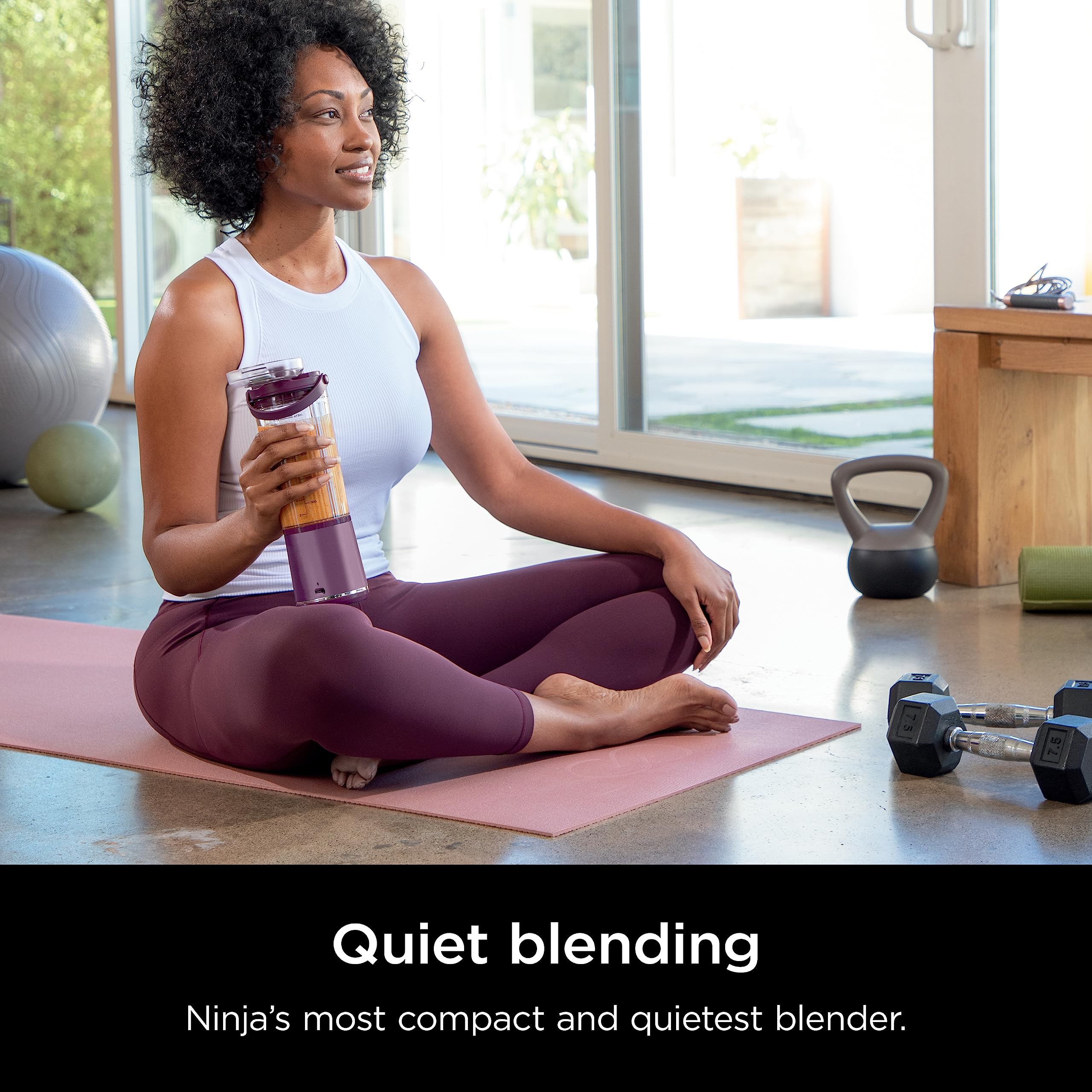Ninja Blast carry handle for convenient on-the-go transport