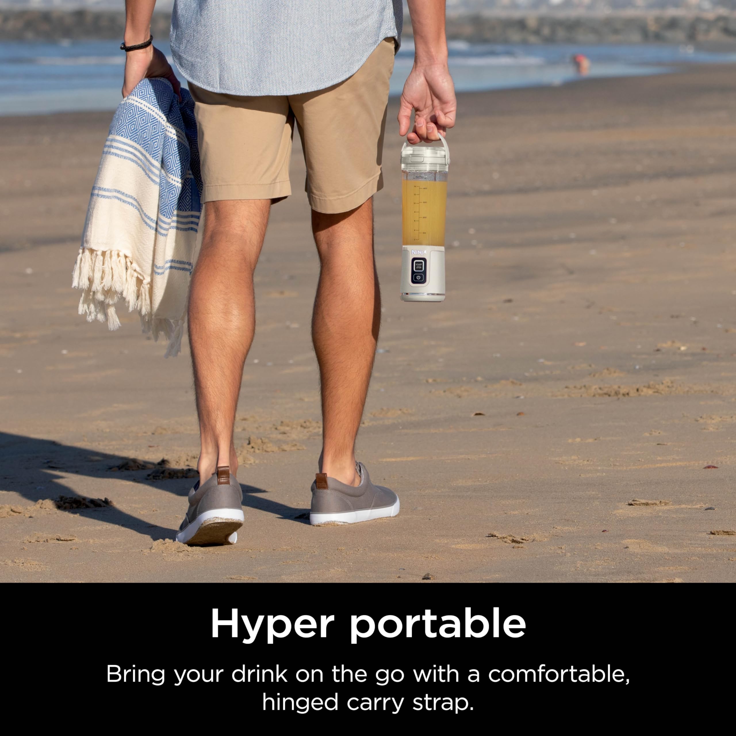 Ninja Blast dishwasher safe parts simplify cleaning after blends.