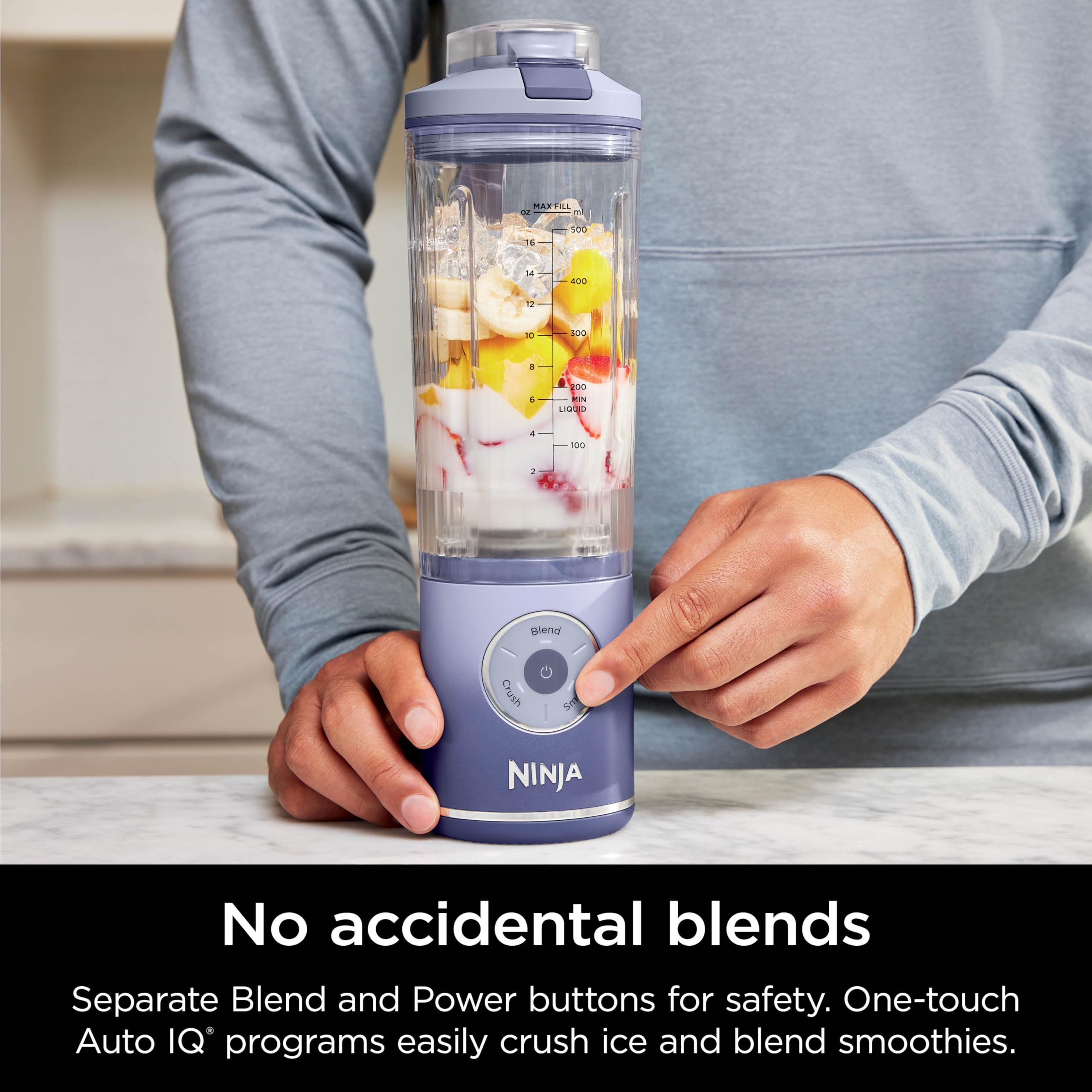 Ninja Blast Max 22 oz vessel for large personal blends.