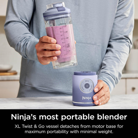 Ninja Blast Max ice crushing power blends frozen fruit with ease.