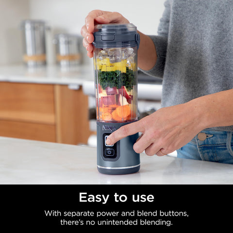 Ninja Blast rechargeable USB-C base powers cordless blending.