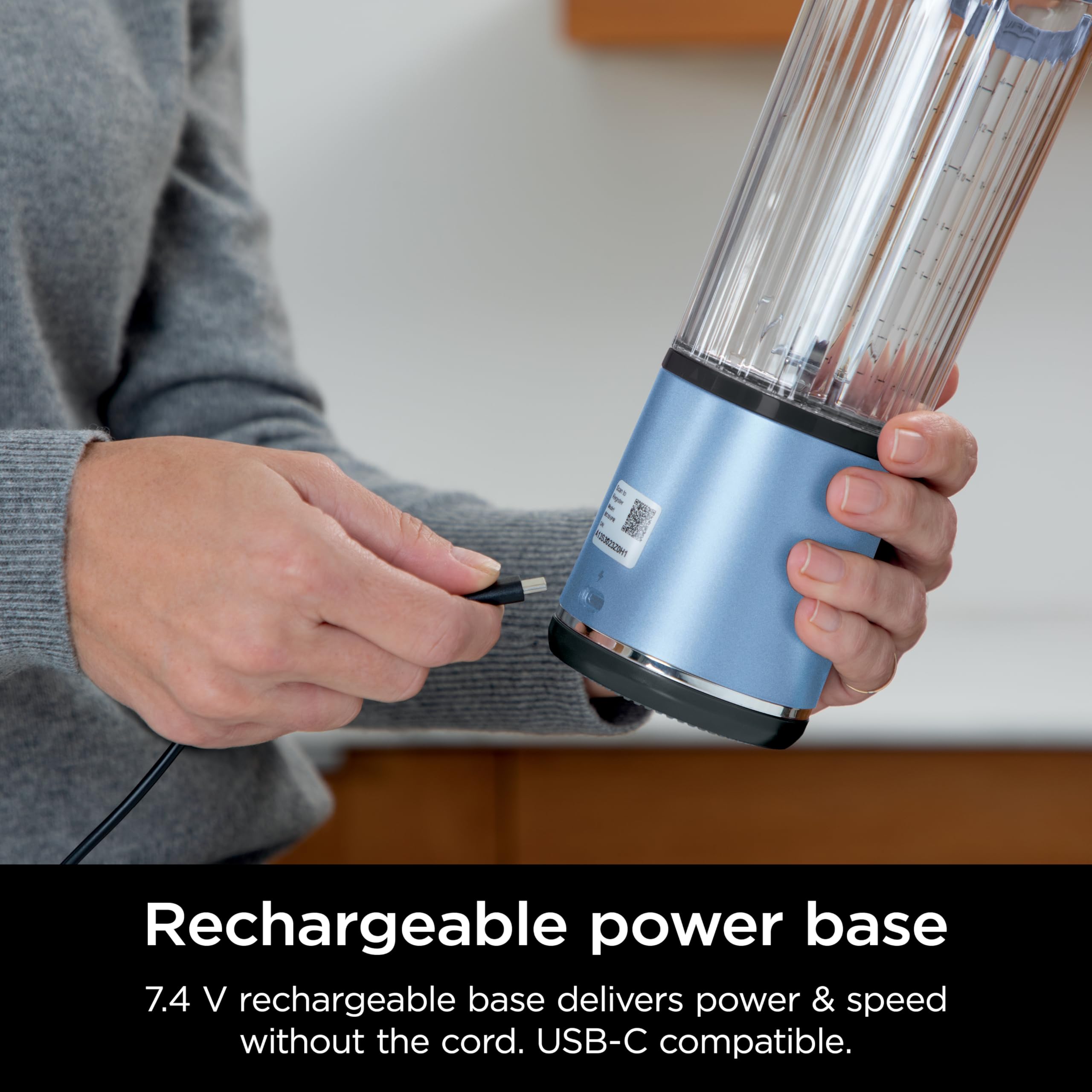 Ninja Blast USB-C rechargeable base powers quick top-ups