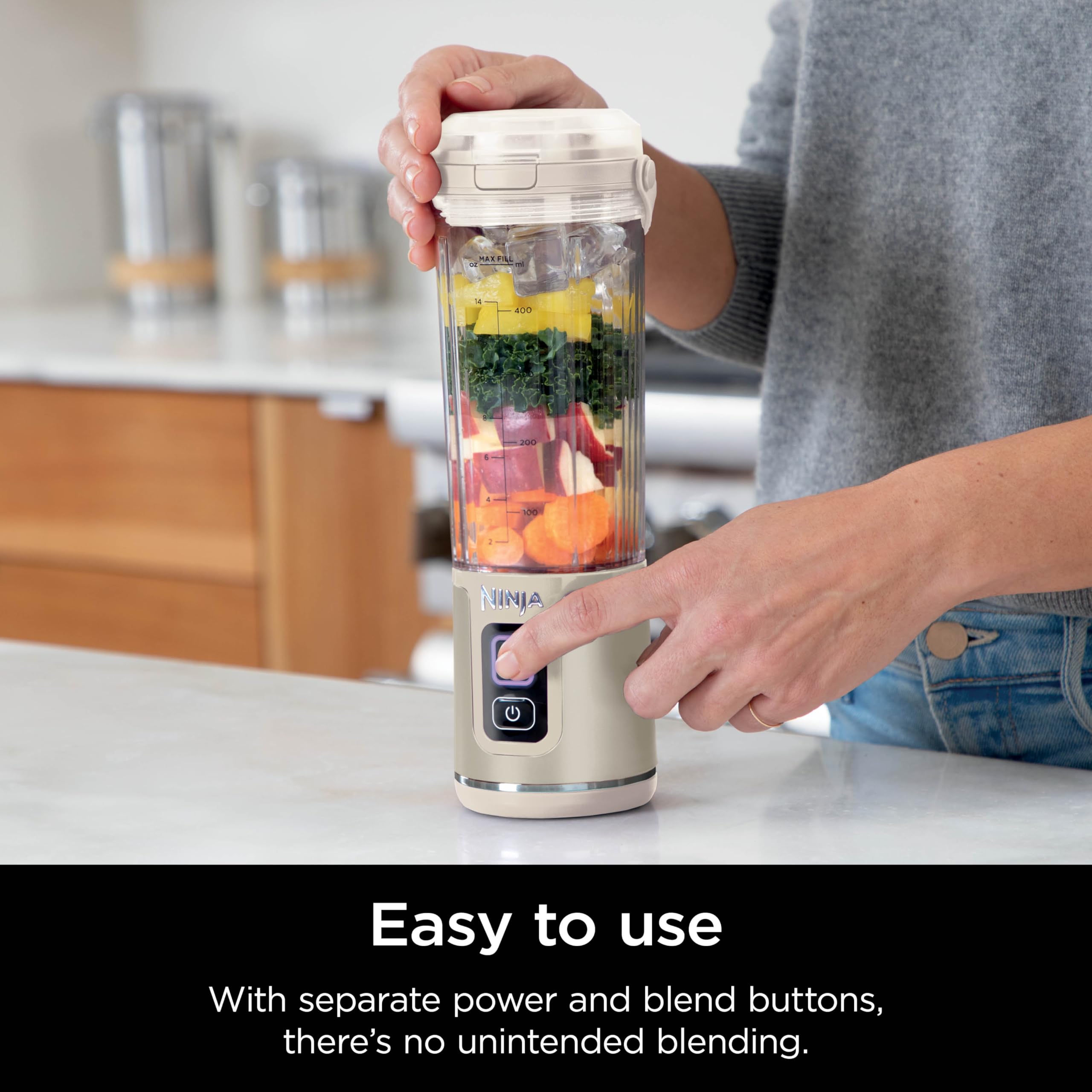 Ninja Blast vortex technology creates smooth textures in seconds.