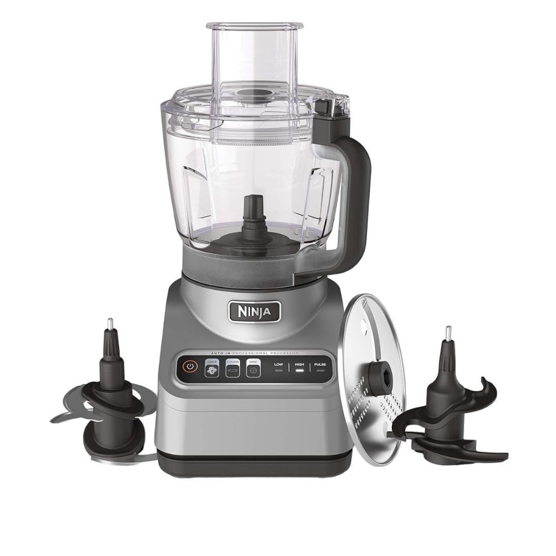 Ninja BN600 Pro food processor chops vegetables quickly for meal prep.