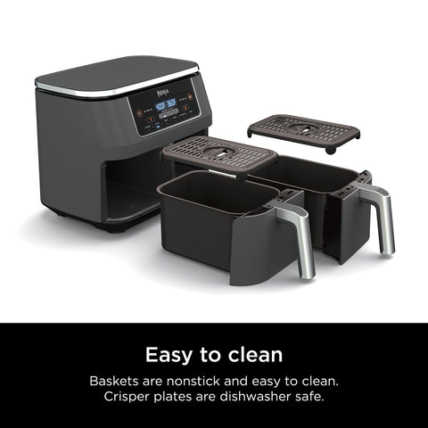 Ninja DZ201 32-inch cord length provides flexible countertop placement.
