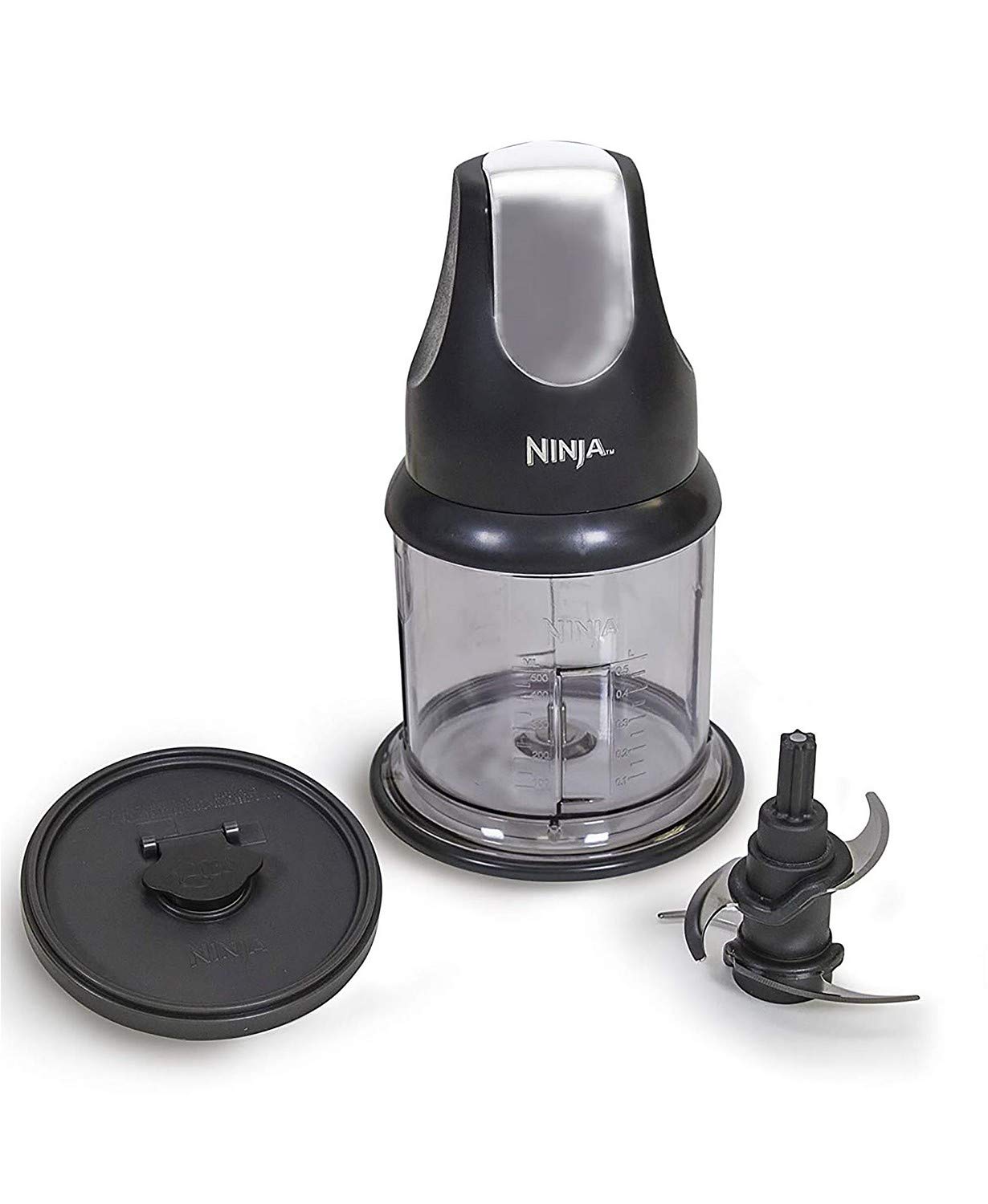 Ninja Express Chop blade assembly delivers fast, even results for sauces.