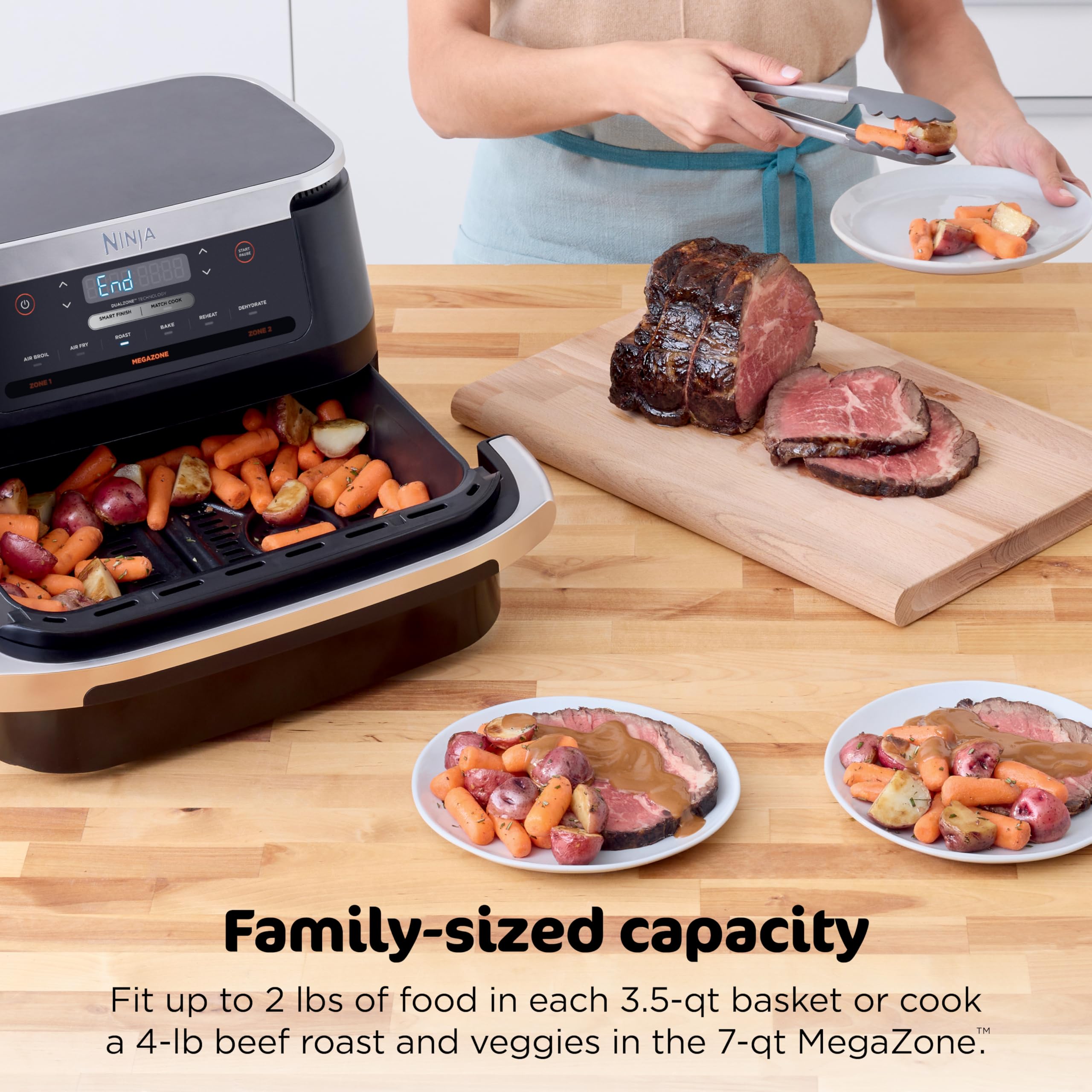 Air fry function delivering crispy results with Ninja Foodi