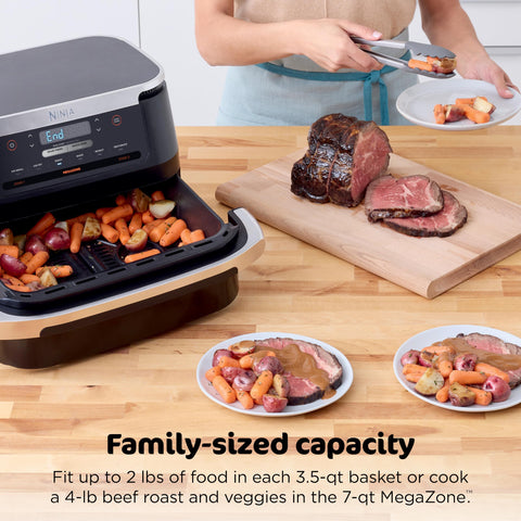 Air fry function delivering crispy results with Ninja Foodi