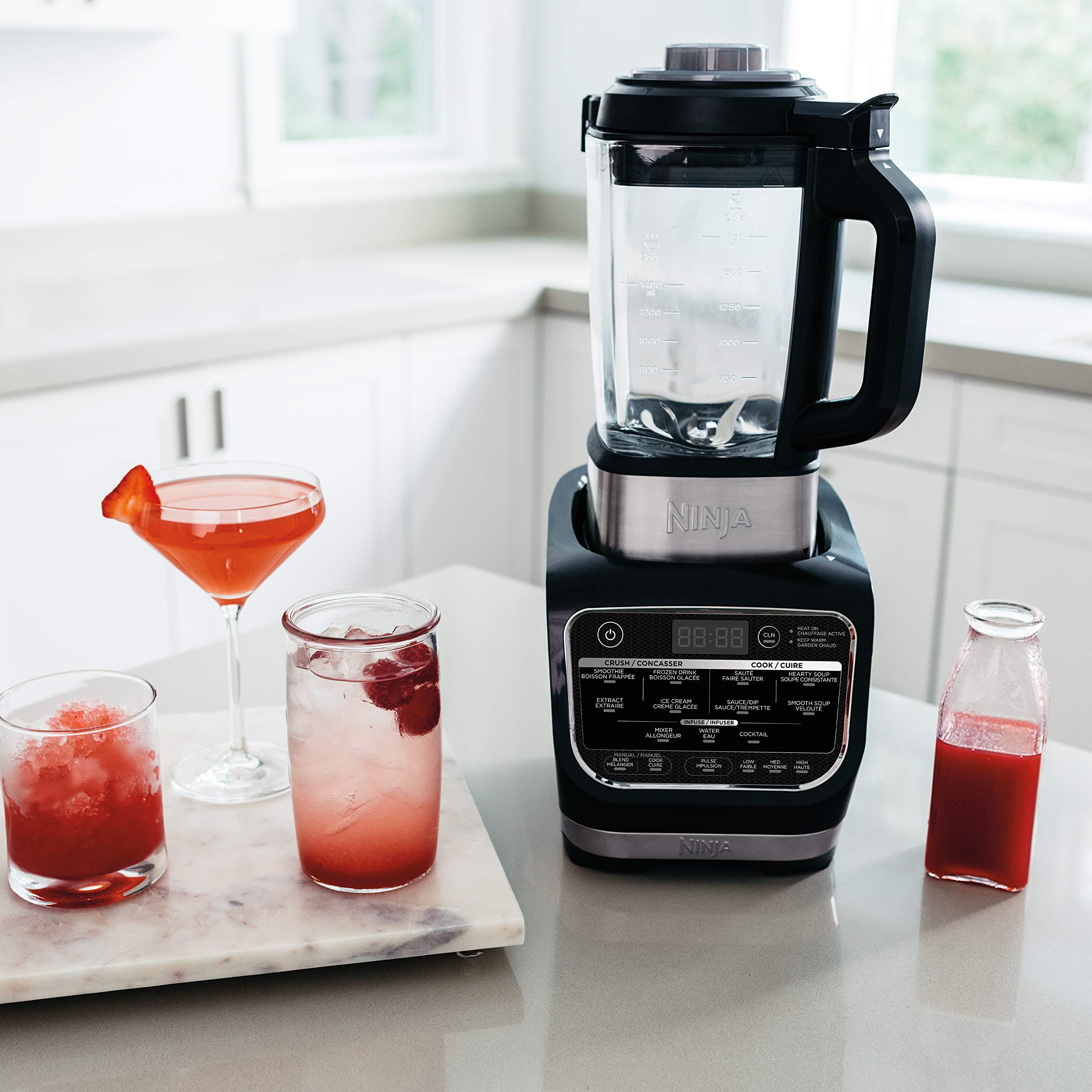 Ninja Foodi Auto-iQ programs offer one-touch blending and cooking options.
