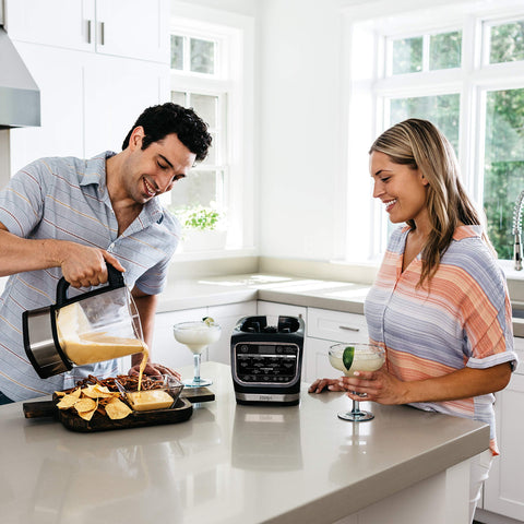 Ninja Foodi melts chocolate and cheese into fondue with ease.