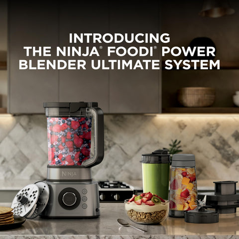 Ninja Foodi Power Blender with Auto-iQ programs enables easy one-touch blending