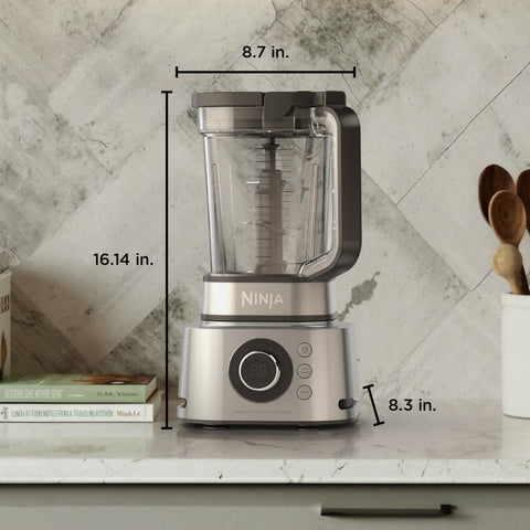 Ninja Foodi Power Blender built-in tamper supports smooth, creamy blends