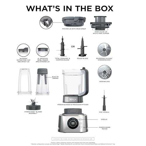 Ninja Foodi Power Blender dishwasher-safe parts simplify cleanup
