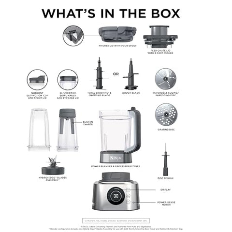 Ninja Foodi Power Blender dishwasher-safe parts simplify cleanup