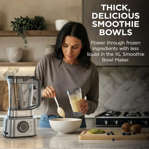 Ninja Foodi Power Blender nutrient extraction cup creates smooth, nutrient-rich drinks