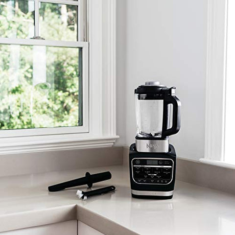 Ninja Foodi includes tamper, cleaning brush, and a recipe guide.