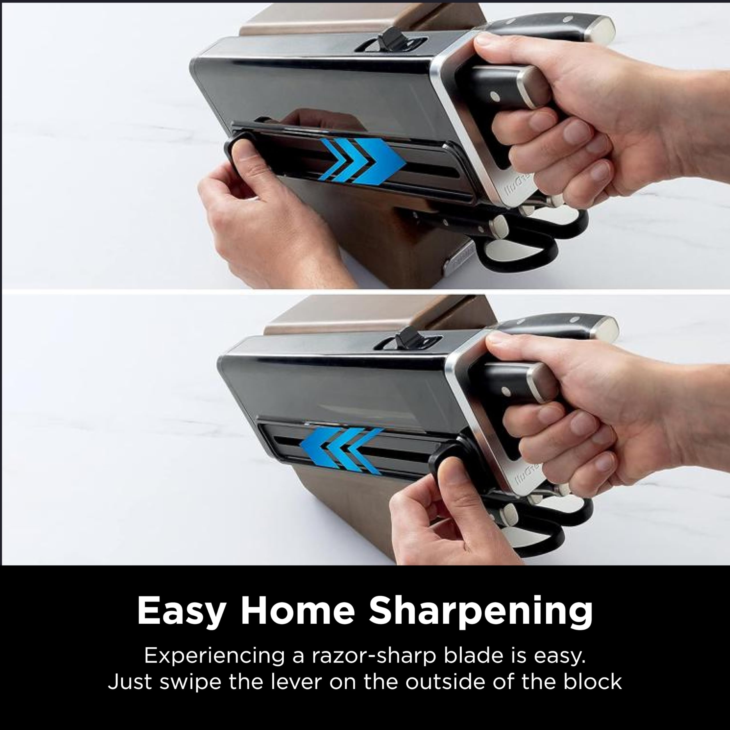 Ninja K52015 ergonomic grip enhances comfort and control during prep.