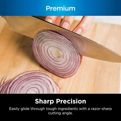 Ninja K52015 razor-sharp edge glides through tough ingredients.